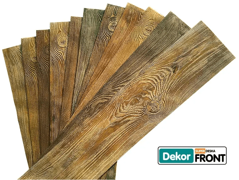 Różne kolory elastycznych desek dekoracyjnych DekorFront